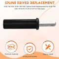 Miniatyrbillede 4 af 5: 4182 740 3501 4182-740-3501 Spline Driver Udskiftning til STIHL 4182 740 3501 HT70 HT 75 HT101 HT131