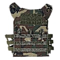 Miniatyrbild 4 av 5: Svart Jpc Lättvikts Kamouflageväst Multifunktionell Utomhusfält Kamouflage Militär Fläkt Taktisk Väst