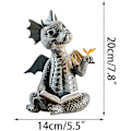 Miniatyrbilde 2 av 5: Dragefigurer, Dragehagefigurer, Hagedekorasjoner, Dragedekorasjon, Drage