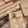 Miniatyrbild 3 av 5: Presentpapper, för jul födelsedagsfest presentpapper set med 5 papper, presentinslagning