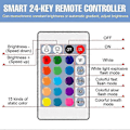 Miniatyrbillede 3 af 5: E14 LED Lampe Smart Pære Farve Spotlight Neonskilt RGB med Controller Lys Belysning Dæmpbar Natlampe-C