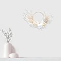 Miniatyrbillede 3 af 5: pampas tørret blomsterkrans, til boho-indretning i hjemmet, bryllupsdekoration