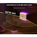 Miniatyrbilde 3 av 5: RGB sensorlys, bevegelsessensorlys, intelligent lading, infrarød farge magnetisk LED nattlys 2PCS