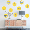 Miniatyrbild 2 av 5: 10-pack Anslagstavla Hexagon Filt Tavlor Anslagstavla Memotavla med 10 st Knappnålar, Dec