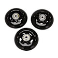 Miniatyrbillede 2 af 4: 12 stk. Inline Skatehjul til begyndere - Rulleskøjterhjul 70x24mm