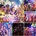 Miniatyrbilde 3 av 3: 360 Roterende Diskokule LED Partylys Musikkaktivert Diskolys Med Fjernkontroll, 7 RGB Farger Dynamiske Lyseffekter For Fest, Halloween, Barn