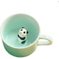 Miniatyrbild 1 av 5: 3D Kaffemugg Söt Djur Inuti Kopp Tecknad Keramik Figurin Tekopp Jul Födelsedagspresent för Pojkar Flickor Barn - Fest Kontor Morgonmuggar för Te
