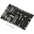 Pikkukuva 2 / 5: M.2 NGFF MSATA SSD - 2.5 tuuman SATA 6.0Gbps 2 in 1 -sovitinkortti, tukee PC-kannettavan kiintolevyä