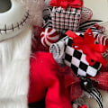 Miniatyrbillede 5 af 5: Jack Skellington Nightmare Bee Julekrans til Hoveddøren