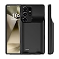 Miniatyrbillede 5 af 5: Til Samsung Galaxy S25Plus TPU Oplader Etui 6500mAh Batteripakke Genopladelig Powerbank S25Plus