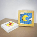 Pikkukuva 5 / 5: Magic Foam Texture Paper - 4x4 tuuman valkoiset selluloosakortit, 10 arkkia