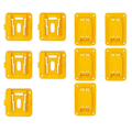 Miniatyrbild 1 av 5: Batterihållare, 5 st Batterihållare Väggfäste för Dewalt Batteri