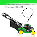 Miniatyrbilde 2 av 5: GX24184 Kabel for John Deere, Kompatibel med Modell JS26 JS28 JS36 JS38 JS46 JM26 JM36 JM46 Skyvegressklipper