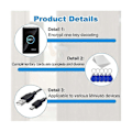 Miniatyrbillede 4 af 5: RFID NFC Kopimaskine Duplikator 13.56KHz Nøglebrik NFC Smart Card Læser Skriver 13.56MHz Krypteret Programmer USB UID T5577