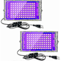 Miniatyrbillede 1 af 5: Pakke med 2 100W UV LED Floodlight Sort Lys IP65 Vandtæt, UV LED Lys, AQ Effekt Belysning