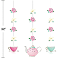 Miniatyrbillede 2 af 2: Creative Converting Floral Tea Party Hængende Dekorationer, 3 Multi Farver$creative Converting Floral Tea Party Hængende Dekorationer, 3 Multi Farver, Flora