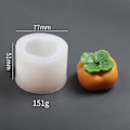 Miniatyrbillede 4 af 5: Hem Och Kk Bageform Nytårsgavesæt Aromaterapi Lys Kakifrugt Silikoneform