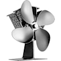 Miniatyrbillede 1 af 5: Brændeovnsventilator 40 C start lydløs drift, 4 blade brændeovnsventilator er drevet af varme, Ecofan til brændeovn, pejs