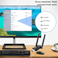 Miniatyrbillede 4 af 5: 150M Bluetooth 5.3 Adapter Driverfri USB Bluetooth Dongle Adaptador