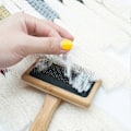 Miniatyrbilde 2 av 5: Rug Tassel Brush Macrame Teppevev Bomullsrep Vevkamb Kjæledyr Dematting Åpen Knyte C
