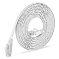 Miniatyrbilde 1 av 5: 20m - Cat 6 Ethernet-kabel - Flat RJ45 nettverkskabel - 1000 Mbit/s hastighet - Gigabit LAN-kabel - Flatbroad internett patchkabel for PC PS5 Xbox