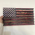 Miniatyrbild 4 av 5: Handgjorda Flagga Utmaningsmynt Display Rack Personlig Myntsamlingshylla Födelsedagspresent