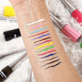 Miniatyrbillede 5 af 5: 14 Farvede Eyelinere - Flydende Farve Eyeliner Højt Pigmenteret - Hvid Eyeliner - Flydende Liner Farverigt Sæt