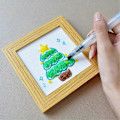 Pikkukuva 2 / 5: Magic Foam Texture Paper - 4x4 tuuman valkoiset selluloosakortit, 10 arkkia