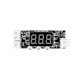 Miniatyrbild 5 av 5: 12V PWM 4-tråds Fläkt Temperaturkontroll Hastighetsregulator Chassi Ljudreduceringsmodul Stöd Fläkt S