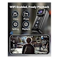 Miniatyrbilde 4 av 5: 1080P Kroppskamera, Videoopptak Dash Camera, Liten og Kompakt, Sykkelopptaker WiFi Cam, Sykkelsykkelkamera