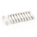 Miniatyrbillede 2 af 3: Forsinket 250 V 5 A T5 A keramisk rør, 10 stk. 5 x 20 mm sikring
