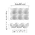 Miniatyrbilde 2 av 5: Kjøkkenutstyr Eggbrett Eggstativ Husholdnings Keramisk Servise Utstyr Eggbrett Eggbrett