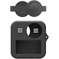 Miniatyrbillede 1 af 5: Silikone Etui til GoPro MAX Dobbelte Linsehætter Etui Beskyttelsesetui til GoPro MAX Action Kamera Ac