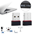 Miniatyrbilde 3 av 5: 150mbps USB 2.0 WiFi Trådløs Adapter Mini Nettverkskort 802.11 Ngb Mt7601