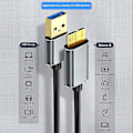 Pikkukuva 4 / 5: Ulkoinen kiintolevyn kaapeli USB Micro-B HDD-kaapeli Micro-B-datakaapeli SSD Sata -kaapeli kiintolevylle Micro-B USB3.0, 0,5M