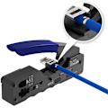 Miniatyrbilde 5 av 5: Gj671bl RJ45 Krympeverktøy for Cat5/cat5e/cat6/cat6a/cat7 Nettverkskontakt RJ45 Nettverksplugg Krymping og Telefonkontakt 6p