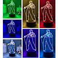 Miniatyrbillede 5 af 5: 3D Harry & Styles Natlampe til børn Farveskiftende Edward Gave Gave til fans Soveværelsesindretning Lys Led Arbejdsbordlampe