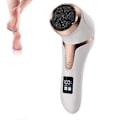 Miniatyrbillede 2 af 5: Elektrisk Fodslibe Sæt, Genopladelige Pedicure Værktøjer Fodpleje Fodfil Med 3 Hoveder, 2 Hastigheder, Batteridisplay Til Fjernelse Af Revnede Hæle Hård Hud