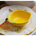 Miniatyrbillede 5 af 5: 4 stk. Keramiske Appetitvækkertallerkener Citronformede Sidetallerkener Krydderitallerkener