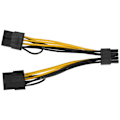 Miniatyrbillede 1 af 5: 8-pin til dobbelt 8-pin (6+2) strømkabel GPU-strømkabel til Tesla K80 M40 M60 P40 P100