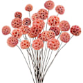 Miniatyrbillede 1 af 4: 24 stk. Tørrede Craspedia Billy Balls Blomster, 18 Naturlige Tørrede Blomster Buket til Vase Blomsterarrangementer Bryllupsbord Midterstykker Fest DIY Hjem De