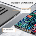 Miniatyrbillede 3 af 5: Wekity Cover til iPad 10.2 9. generation 2021 - [Hjørnebeskyttelse] Multi-vinkel Visningsstativ Cover med Lomme og Pen Holder