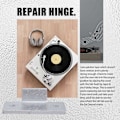Miniatyrbild 4 av 5: Två SL-D2 3200 B2 Q2 D3, Andra Skivspelare Dammskydd Reparationsflikar Gångjärn