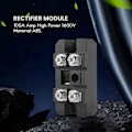 Miniatyrbillede 2 af 5: MDQ 100A-1600V Sort Enkeltfaset Diode Bro Ensretter 100A Amp Høj Effekt 1600V