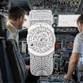 Miniatyrbillede 4 af 5: E6B Metal Flight Computer, Aviation Aluminium Flight Computer, B