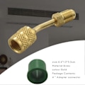 Pikkukuva 3 / 5: 4 kpl R410a Adapteri Lataus Tyhjiöportti Adapteri Muunnin Neulalla 5/16 Tuumaa Sae Fe-xinhan