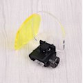 Miniatyrbillede 3 af 5: 20 mm Base Holografisk Skærm Foldbar Holografisk Øjenbeskyttelse Tofarvet Plexiglas Træbeskyttelse Holografisk Skærm