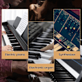 Miniatyrbilde 3 av 5: Oppgrader Sustain Pedal Piano Keyboard For Elektrisk Piano Elektronisk Keyboard Elektronisk Piano