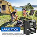 Miniatyrbillede 5 af 5: PWM 12V 24V 36V 48V AUTO Solpanel Ladecontroller Solar PV Batterioplader med LCD MPPT Solar