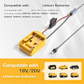 Miniatyrbilde 3 av 5: For Starlink Mini Strømkabel 2M for Dewalt Batterilader Adapter til DC Strøm DCB-18V/20V Kabel Co